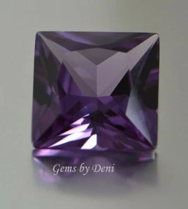 Lab-Created Alexandrite Square Shape Corundum (2.5x2.5mm - 16x16mm) - Picture 1 of 7
