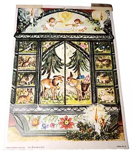 Richard Sellmer Stuttgart-Rohr Advent Calendar Western Germany Nr. 6 VTG 1960s - Picture 1 of 9