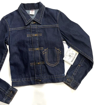 Chaqueta vaquera True Religion para mujer - talla XS - azul oscuro Foto 1 de 4