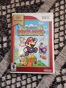 Nintendo Wii - Super Paper Mario Selects COMPLETE CIB - Tested & Authentic - Picture 1 of 4
