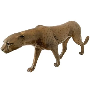 Bronzeskulptur "Kleiner Gepard, Bronzefarben" - Bild 1 von 4