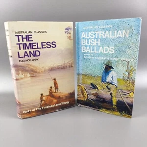 Australian Classics Book Bundle x 2 Australian Bush Ballads & The Timeless Land - Picture 1 of 20