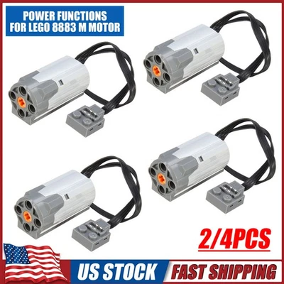 2/4PCs 8883 M Motor Power Functions Parts For Lego MOC Building Blocks DIY Toys - Image 1 of 4