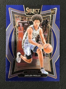 2024-25 Panini Select #79 Jaylen Wells Blue (Retail) Memphis Grizzlies - Picture 1 of 2