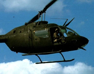 Vintage Card Continental OH-58 Kiowa US Army Reconnaissance Helicopter Day Night - Picture 1 of 3