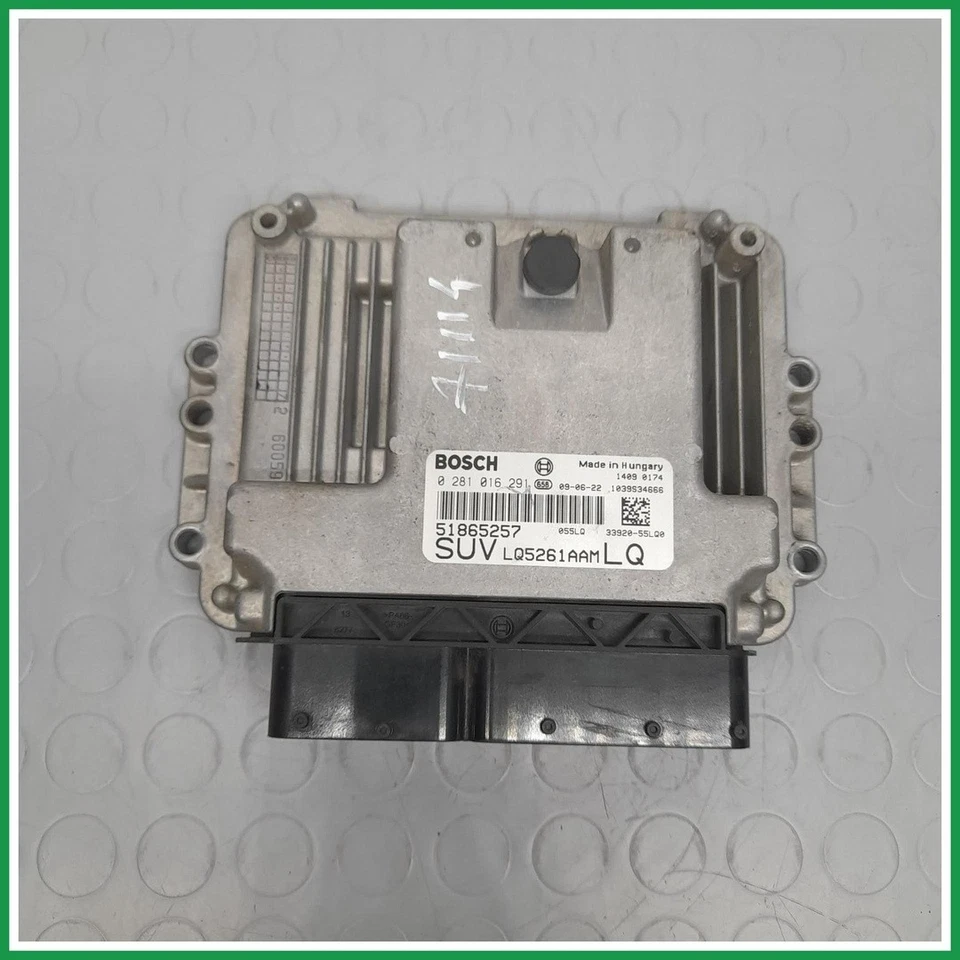 Centralina Motore Iniezione ECU Bosch 0281016291 Fiat Sedici 51873519 2009 2014  - Immagine 1 di 4