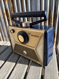Emerson 869 "Miracle Wand" Transistorradio - dunkelblau USA funktioniert - Bild 1 von 12