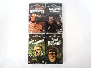 Frankenstein Universal Monsters VHS Lot x4 New Sealed Bride Ghost House Wolf Man - Picture 1 of 14