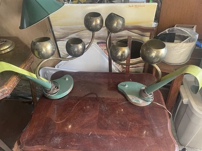 Mid-Century Modern Lily of the Valley Laurel Lamp Company MCM Atomic 50s Vintage - Image 1 of 4