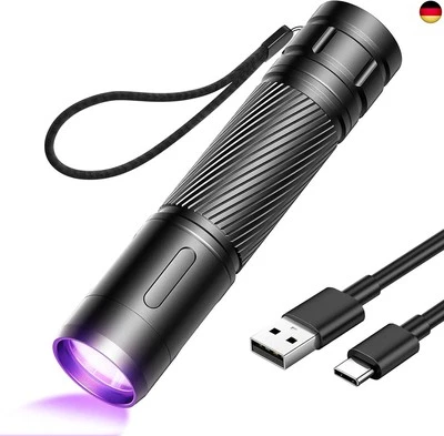 MARKE GEARLITE GEARLITE Wiederaufladbar LED UV Schwarzlicht Taschenlampe, Leicht Mini UV Lampe