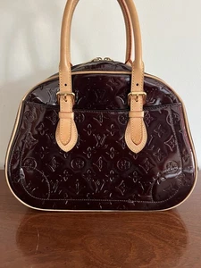 Louis Vuitton Vernis Patent Leather Aurbergine Handbag With Dust bags - Picture 1 of 24
