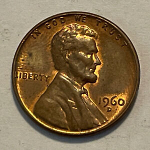 1960-D/D Over D  Lincoln Memorial Cent US Penny