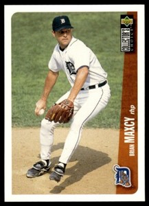 1996 Collector's Choice #143 Brian Maxcy Detroit Tigers