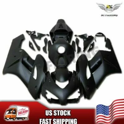 US STOCK Injection Matte Black Fairing Set Fit for Honda 04-2005 CBR1000RR b0126 Foto 1 de 4