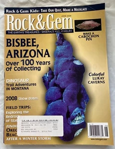 Rock & Gem Magazin Juni 2008 gebraucht hervorragender Zustand schneller Versand Handwerk Schmuck Mineralien - Bild 1 von 1