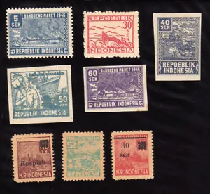 REPUBLIC OF INDONESIA - EARLY 1940's ISSUES - Picture 1 of 2