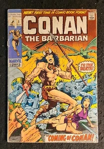 CONAN THE BARBARIAN #1 (Marvel Comics 1970) G Barry Windsor-Smith 1st Kull - Picture 1 of 2