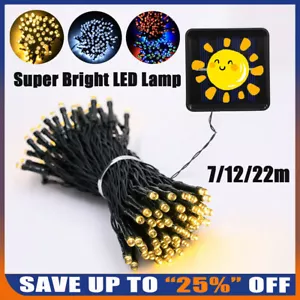 Waterproof 50/100/200 LED Solar Power Fairy Garden Lights String Outdoor Decor - Picture 1 of 16