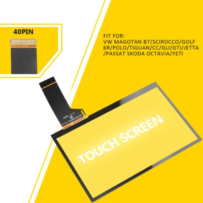 6.5" Touch Screen Glass Digitizer Pin 40 Fits For 2012-2018 Volkswagen Golf R ED - Image 1 of 4