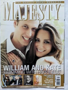 Majesty Magazine William & Kate The Kings Speech January 2011 Vol 30 No 1 - Foto 1 di 3