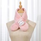 Warmth Cold-Proof Collar Thick Scarves Wraps Cartoon Faux Fur Scarf  Boys Girls