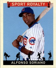 2007 Upper Deck Goudey Sport Royalty #AS Alfonso Soriano - NM-MT