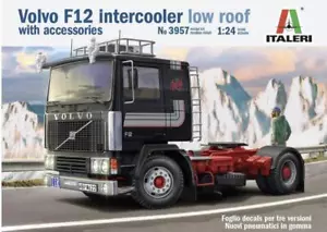 1:24 ITALERI Volvo F-12 Intercooler Low Roof W/Accessories Truck Kit IT3957 - Imagen 1 de 9