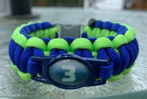 Seattle Seahawks Paracord Survival Bracelet Sport Jewelry Strap NFL Football #3
