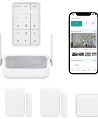 Wyze Home Security Core Kit: Hub, Keypad, Motion Sensor, Entry Sensors (x2);... - Image 1 of 4