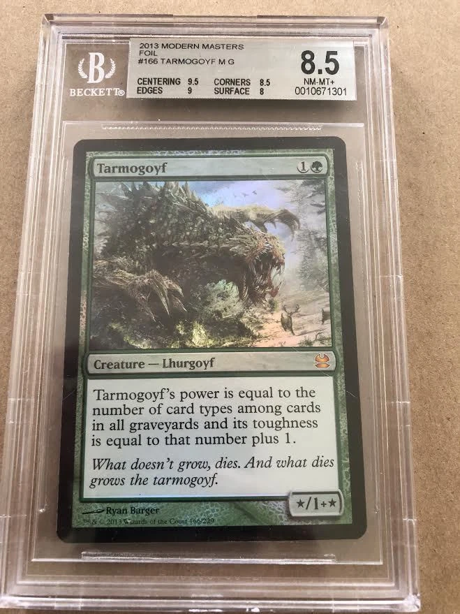 MTG 2013 Modern Masters Foil BGS Tarmogoyf NR MT+ 8.5 GRADE Reserve List Booster - Image 1 of 1