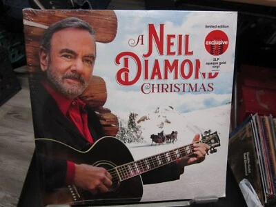 NEIL DIAMOND CHRISTMAS 💎 DOUBLE LP ON OPAQUE GOLD VINYL 💎  BRAND NEW 💎 SEALED - Image 1 of 4