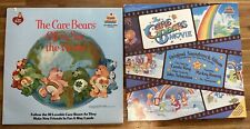 Vintage 80s Care Bears Kids Stuff Record Bundle x 2 - Movie Soundtrack & World