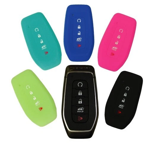 Keyless Entry Remote Rubber Key Fob Cover for 2025 Infiniti QX60 QX80 - Image 1 of 1