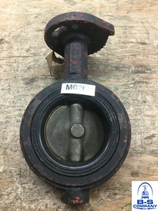 Butterfly Valve 4" 150 Wafer CRANE Bare Stem Aum/Brz Disc EPDM Seat - Picture 1 of 11