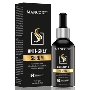 Mancode Anti Grey Serum | Restore Natural Black Color of Grey White Hair & Beard - Picture 1 of 8