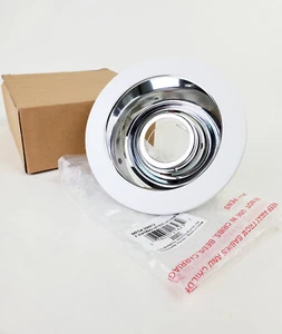 Monument 4" Alzak metal reflector baffle white metal trim ring UV glass lens - Picture 1 of 22