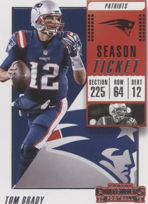 2018 Panini Contenders Tom Brady #36