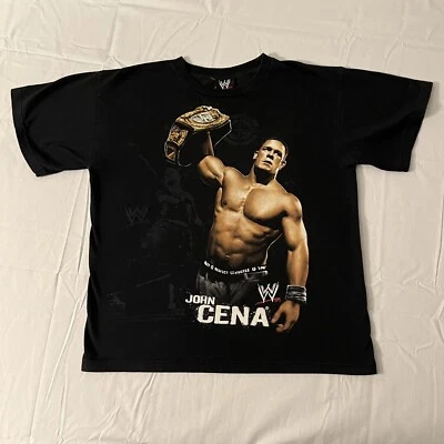 Camiseta Vintage Auténtica WWE JOHN CENA CHAMP 2007 Juvenil XL Foto 1 de 4