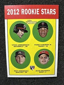 2012 ROOKIE STARTS #158 2012 Topps Heritage Baseball QTY