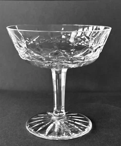 Vintage Waterford Crystal 'Lismore' cut glass champagne coupe saucer - Picture 1 of 7