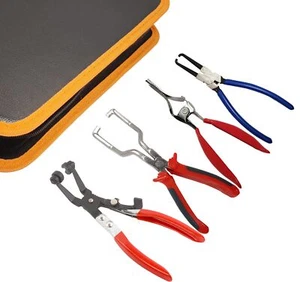 4pcs Hose Clamp Pliers Setfuel Line Pliers Set With Casehose Removal Plierfuel F - Picture 1 of 7