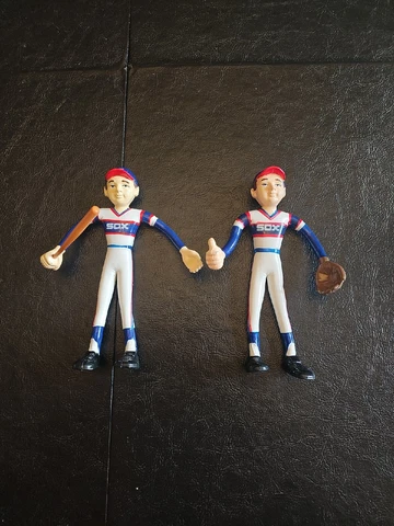 (2) VINTAGE 1981 AMSCAN MLB Chicago White Sox Bendable Bendy Cover