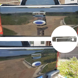 Carbon Fiber Color Stainless Trunk Switch Cover Fit for Ford Ranger 2015-2020 - Picture 1 of 12