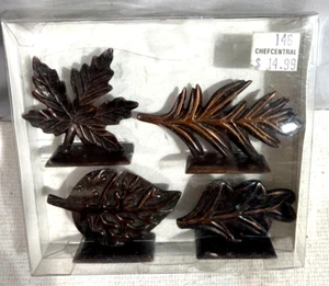 Tree Leaves 4 pc Set Placecard Place Cards Holder New NIB - Bild 1 von 2