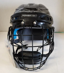 Casco/jaula de hockey PowerTek V 3.0 combo senior grande NUEVO EN CAJA - Imagen 1 de 9