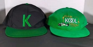 2 - De colección Años 90 Verde KOOL Cigarrillos Equipo Sombrero Camionero Correa Indy Car Racing - Imagen 1 de 5
