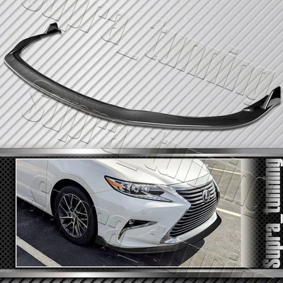 Kit de carrocería de parachoques delantero Lexus ES300H ES350 2016-2018 aspecto de carbono labio de alerón Foto 1 de 4