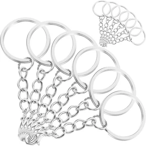  100 pezzi clip portachiavi in metallo portachiavi aragosta portachiavi in metallo - Foto 1 di 12