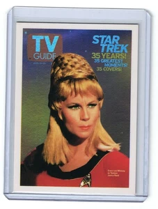 GRACE LEE WHITNEY YEOMAN JANICE RAND TV GUIDE COVER CARD TV9 STAR TREK TOS 40TH - Picture 1 of 2