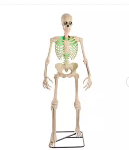 6.5 ft. Grave & Bones Animated LED App Controlled Ultra Skelly NEW IN HAND - Picture 1 of 6